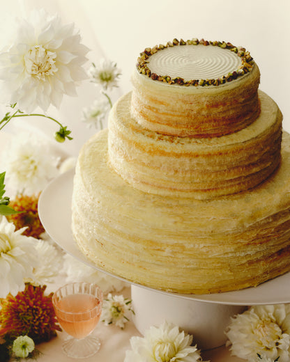 Pistachio Wedding Mille Crêpes