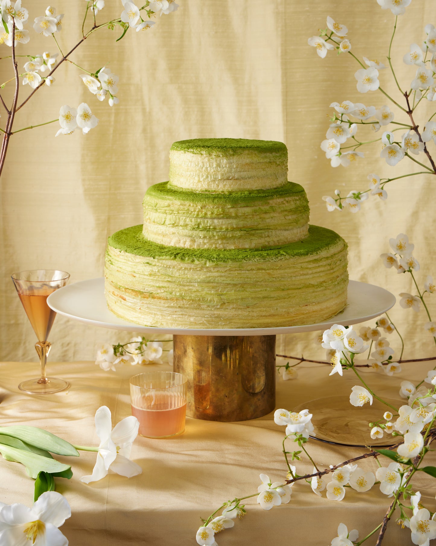 Green Tea Wedding Mille Crêpes