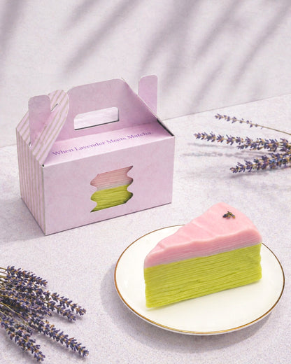 Lavender Matcha Cake Soap