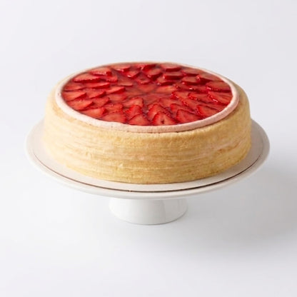 Strawberry Blossom Mille Crêpes - 9 inches